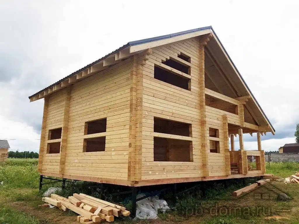 Дом из бруса 7х9 Лопухинка