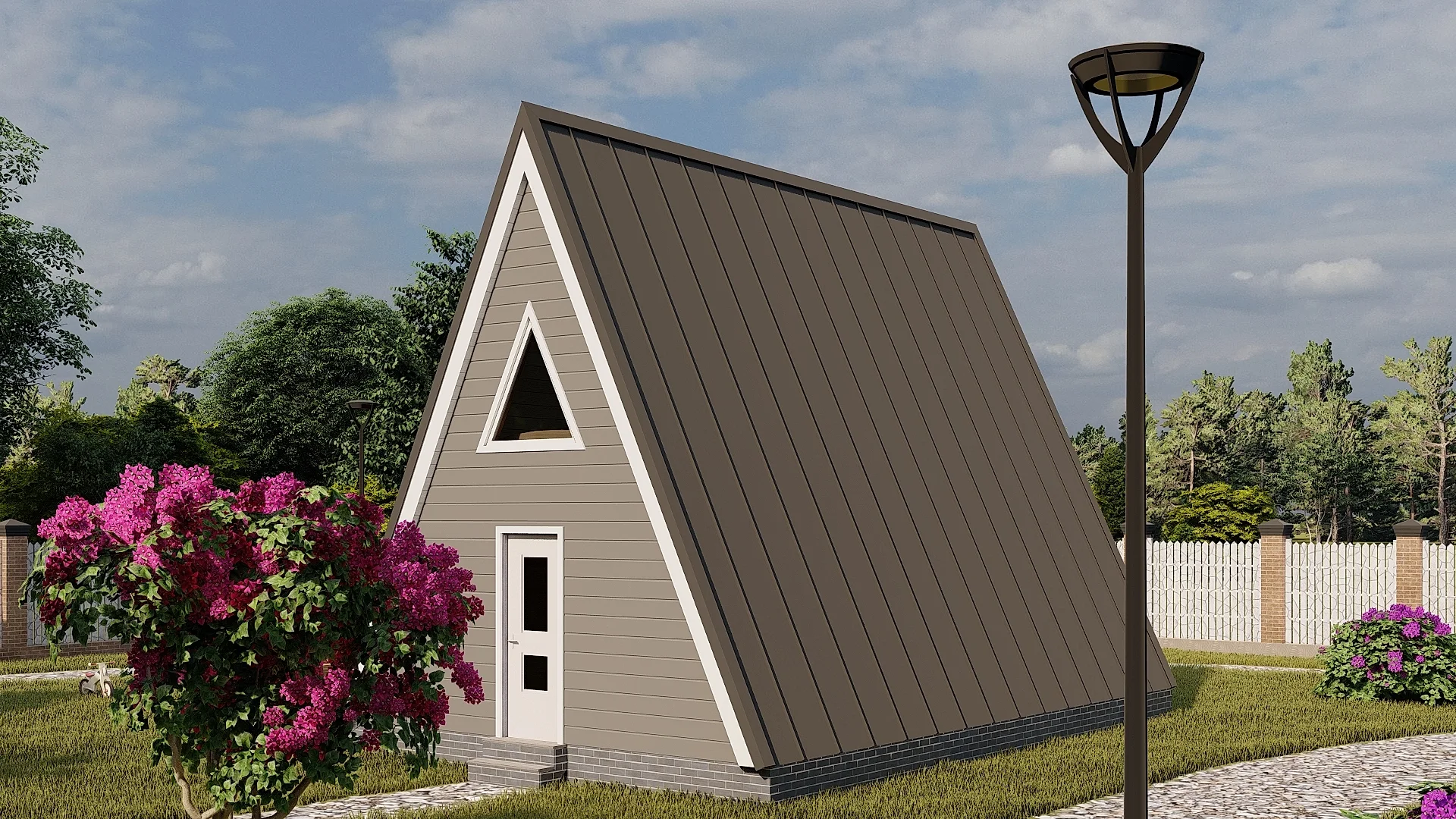 Каркасный дом 6х9 м «Фрейм 1» Каркасный дом 6х9 м «Фрейм 1»