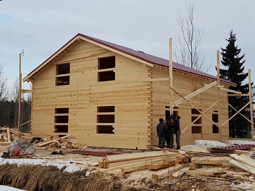 Дом из бруса 11х11 в Портосиках