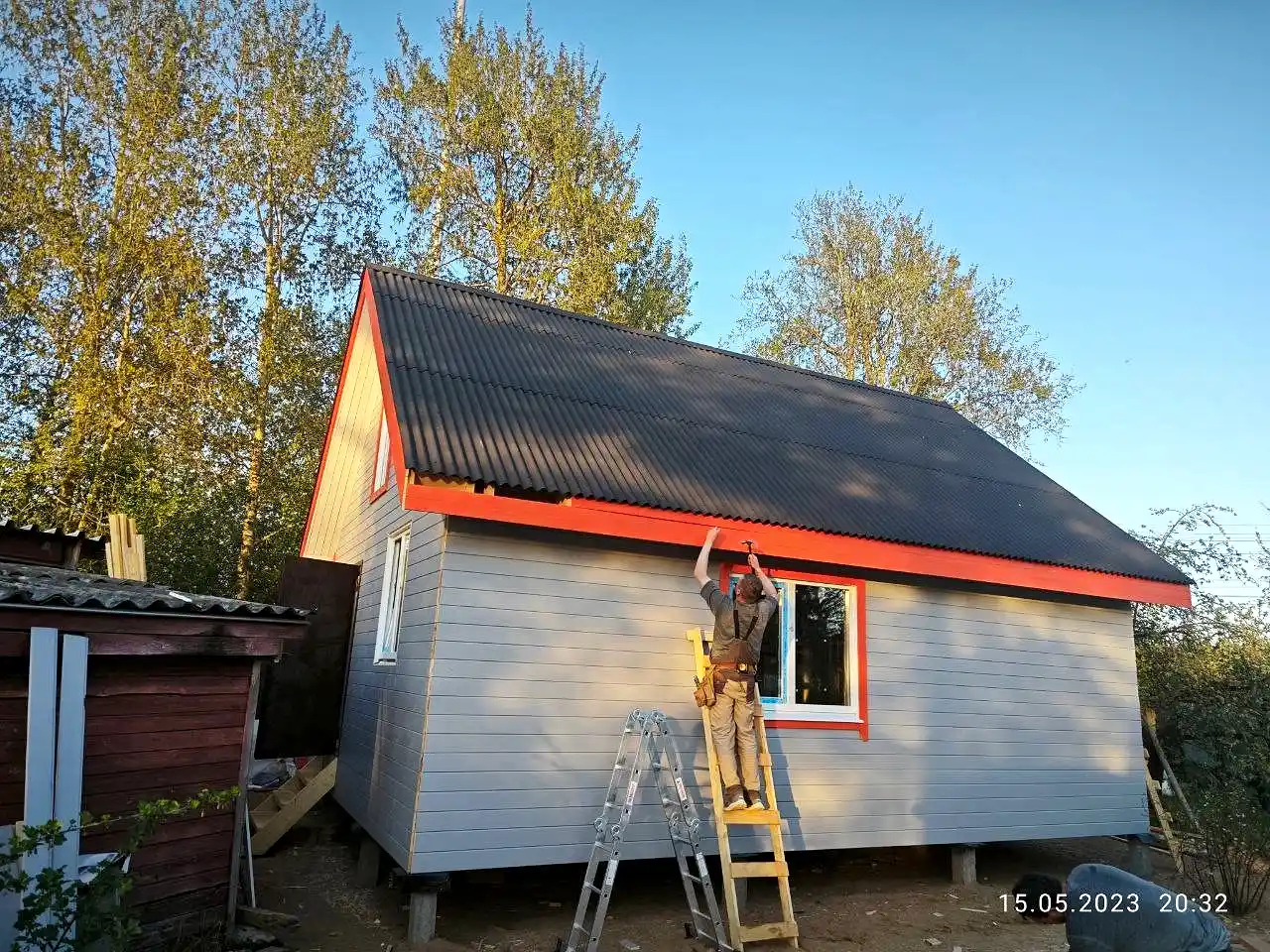 Каркасный дом 8х6 Горелово