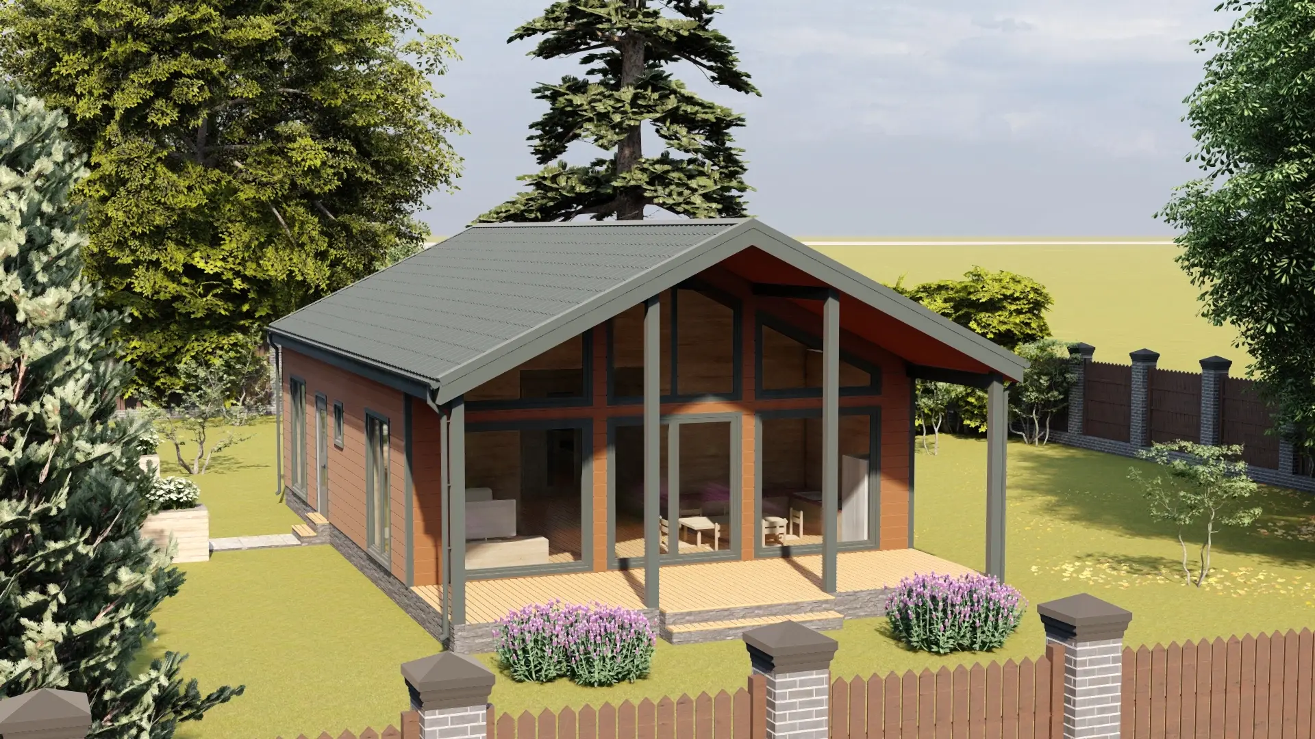 Каркасный дом 8х13м «Ольшаники» Каркасный дом 8х13м «Ольшаники»