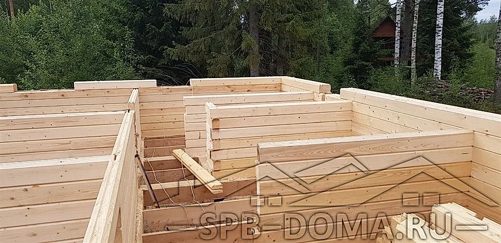 Дом из бруса 7х9 в Карасаари