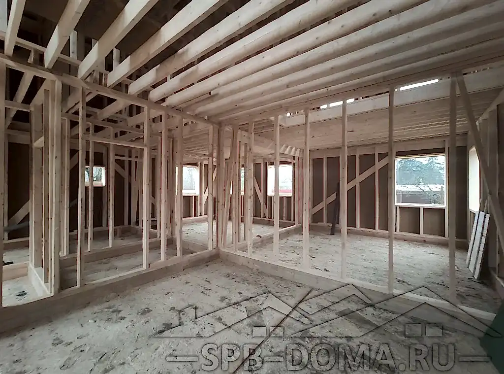 Каркасный дом 10х10 во Всеволожске