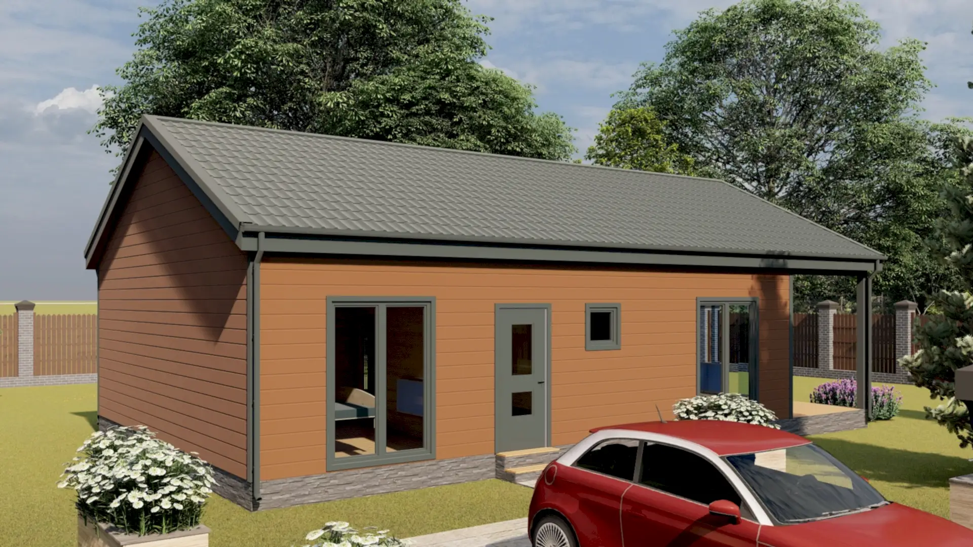 Каркасный дом 8х13м «Ольшаники» Каркасный дом 8х13м «Ольшаники»