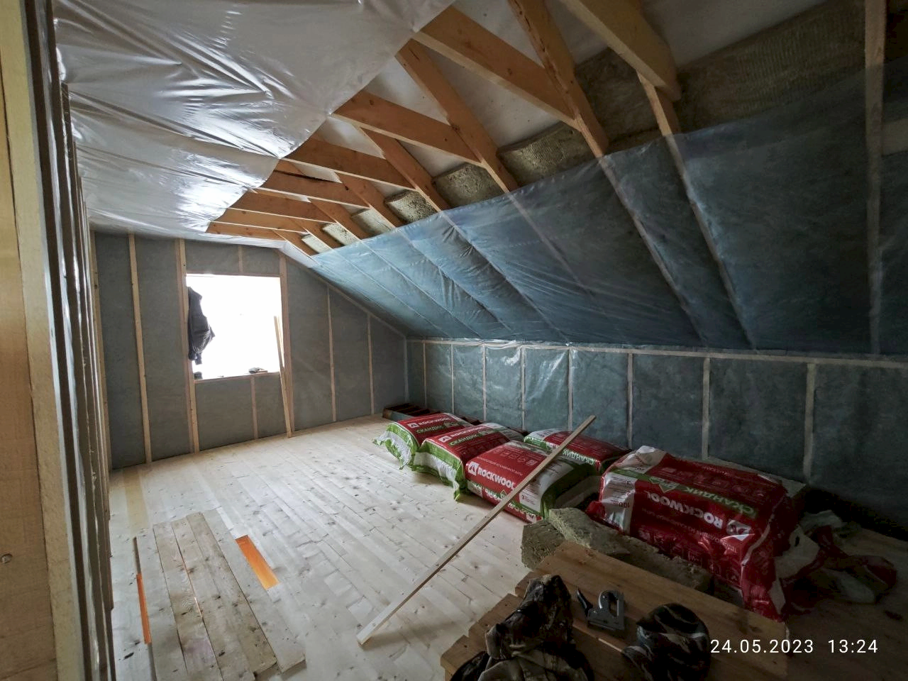 Дом из бруса 8х8 Ольгино