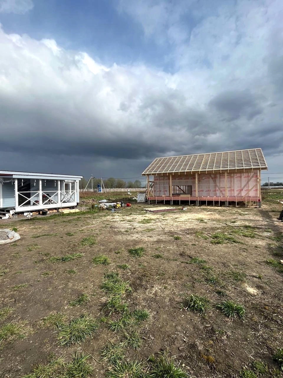 Каркасный дом 8х10 в Монделево