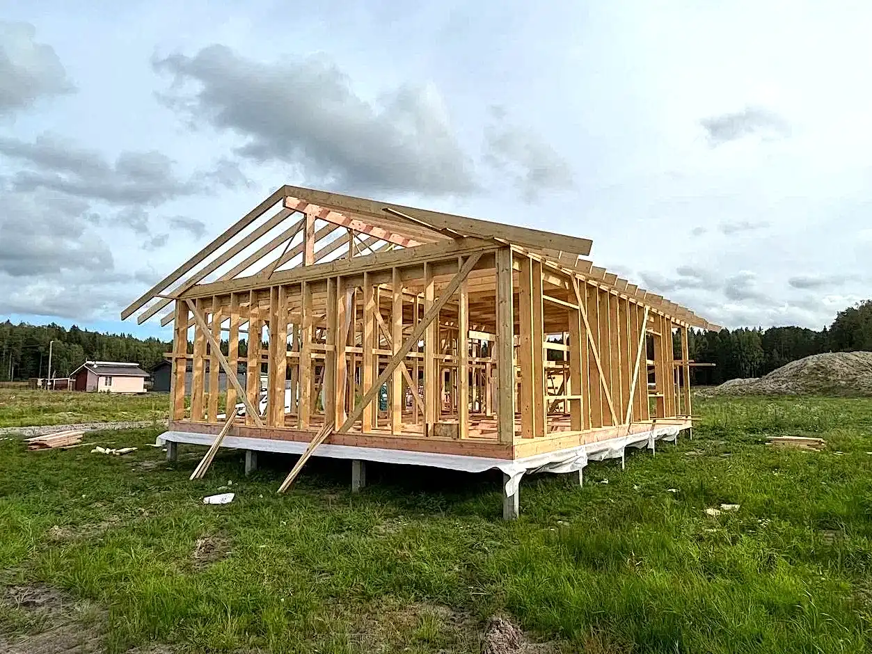 Каркасный дом 6х12 в Сердце Вуоксы