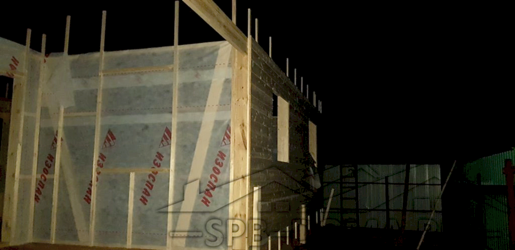 Каркасный дом 6х8 в Вырице