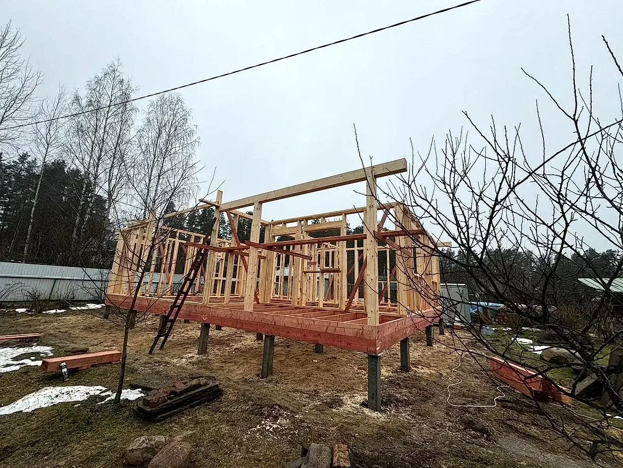 Каркасный дом 9х12 в Петяярви