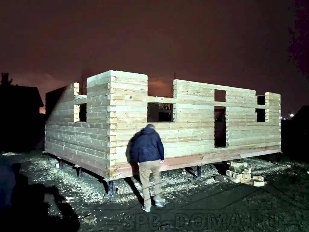 Дом из бруса дом 8х6 в Самсоновке