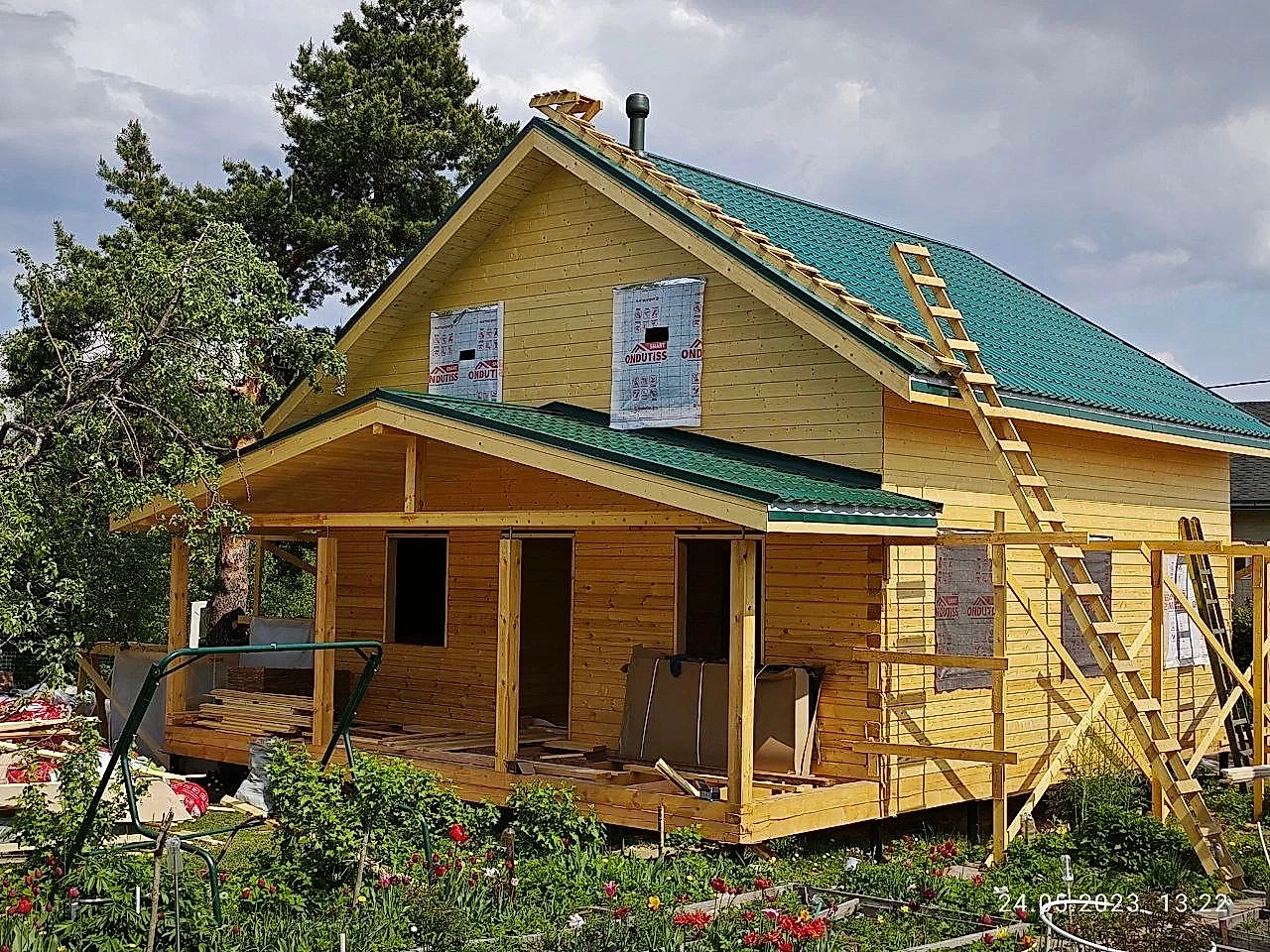 Дом из бруса 8х8 Ольгино