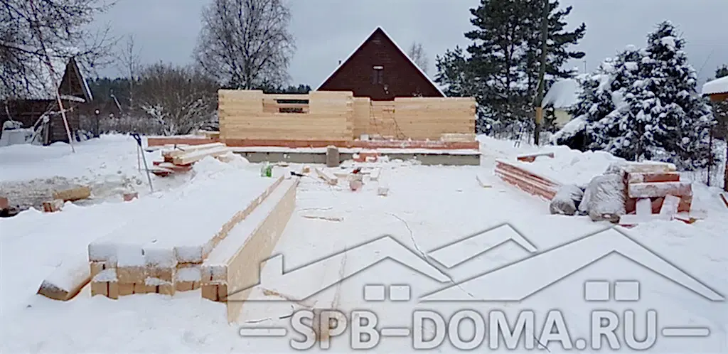 Дом из бруса 10х12 в Больших Слудицах