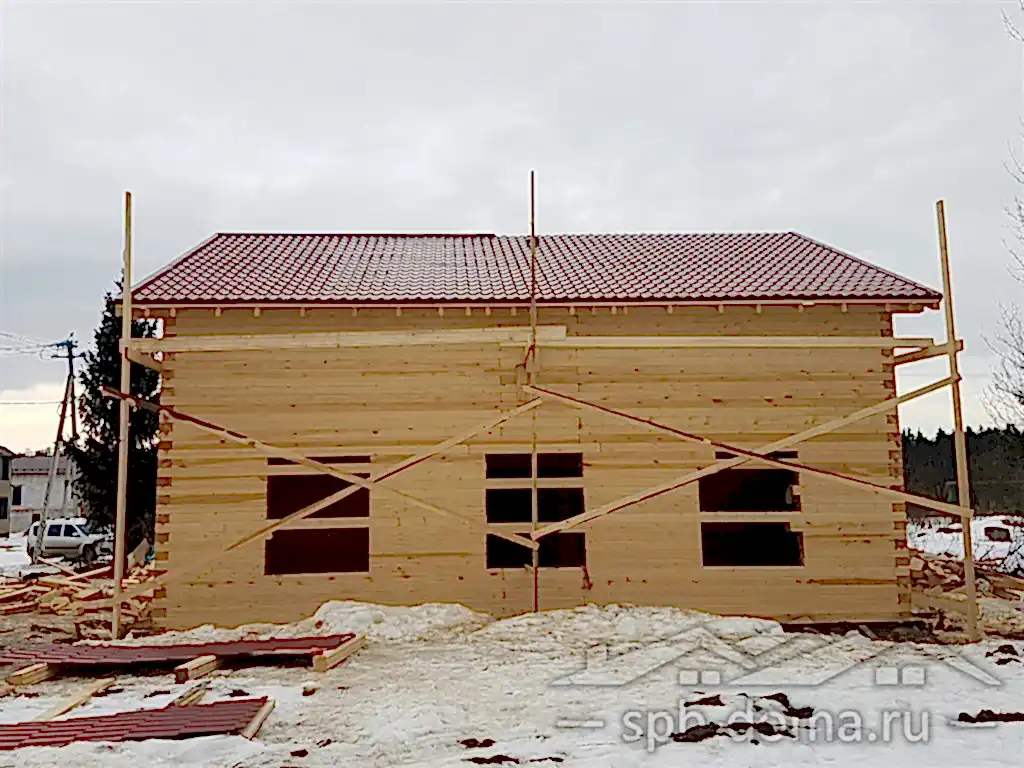 Дом из бруса 11х11 в Портосиках