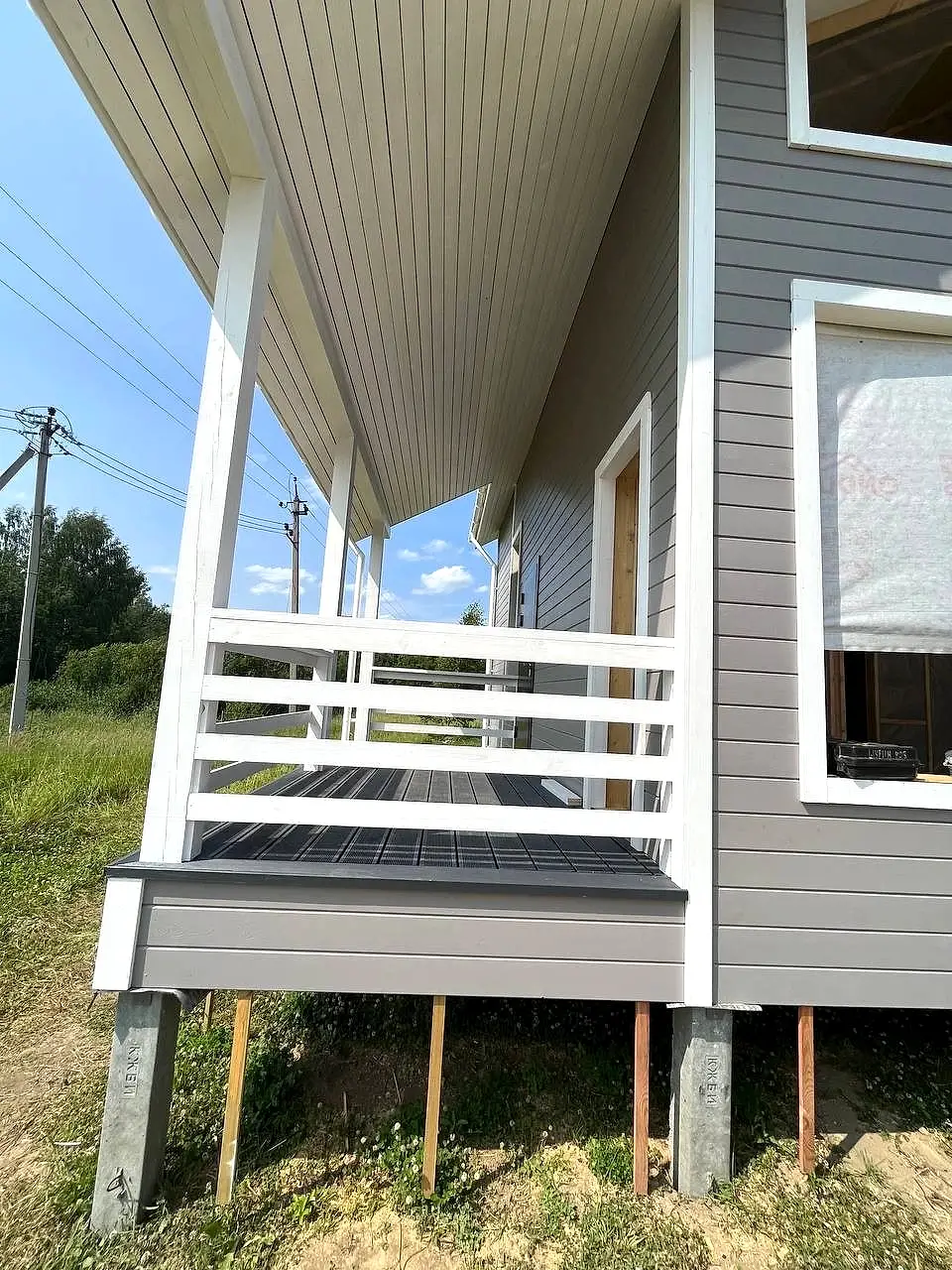 Каркасный дом 8х8 в Петрово