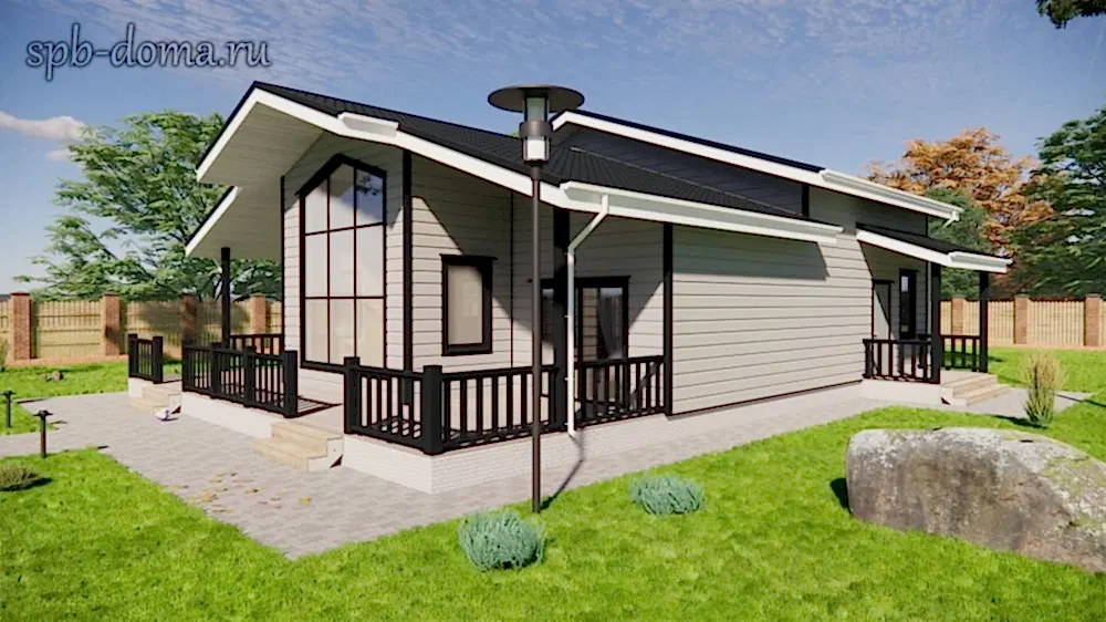 Каркасный дом 15х13 м «Симагино»