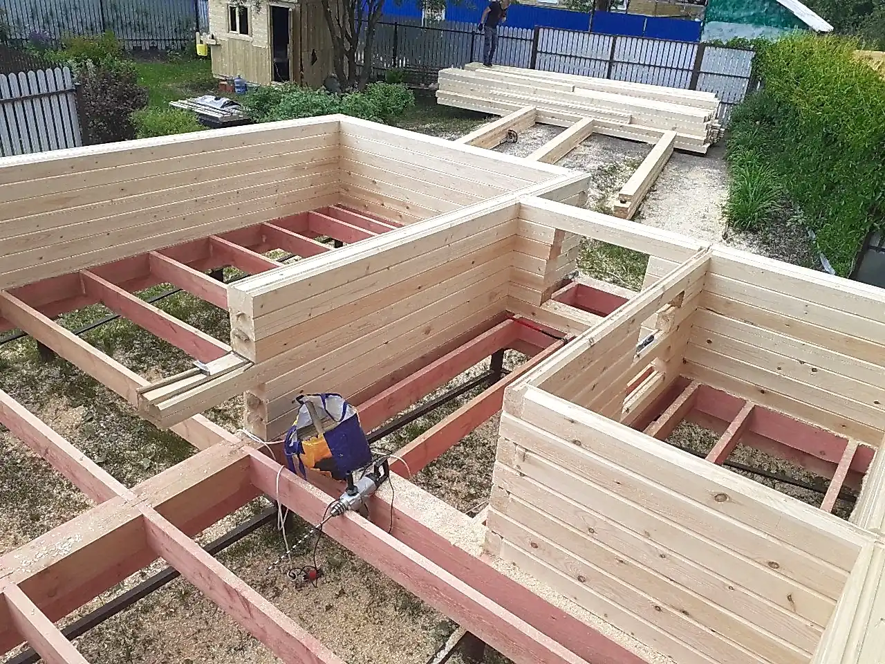 Сруб под усадку 6х6 Кобралово