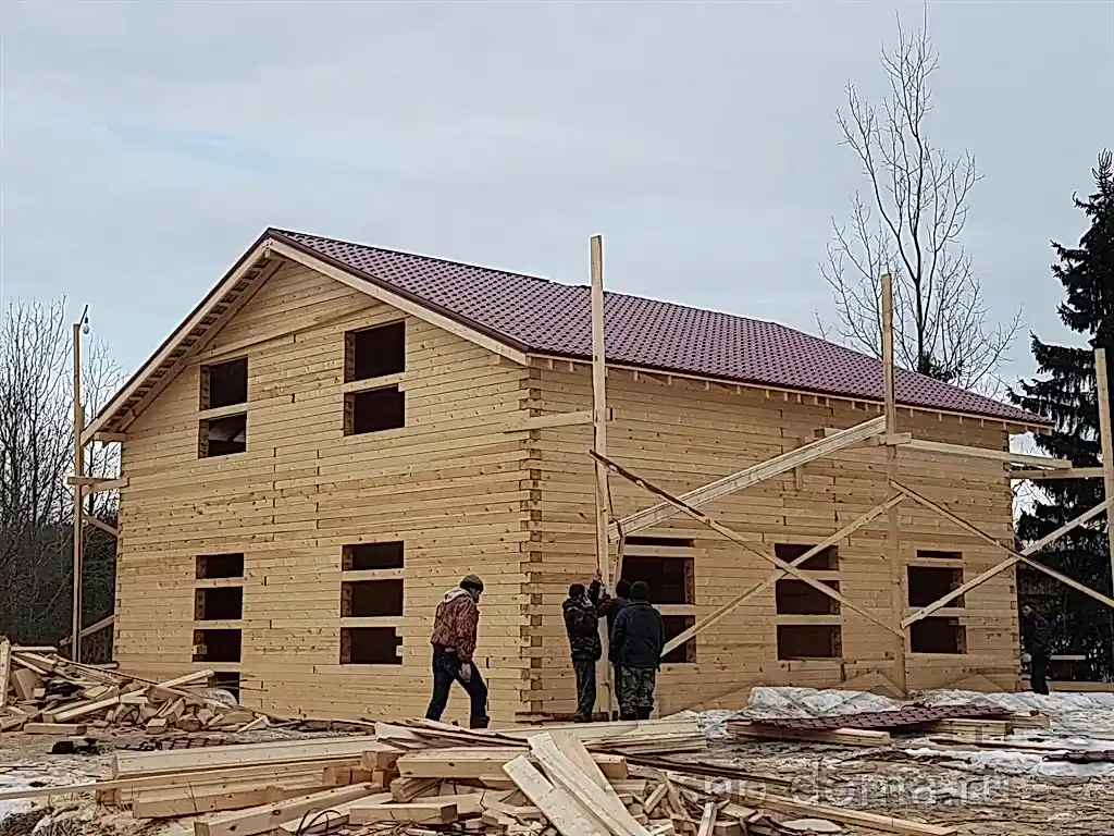 Дом из бруса 11х11 в Портосиках