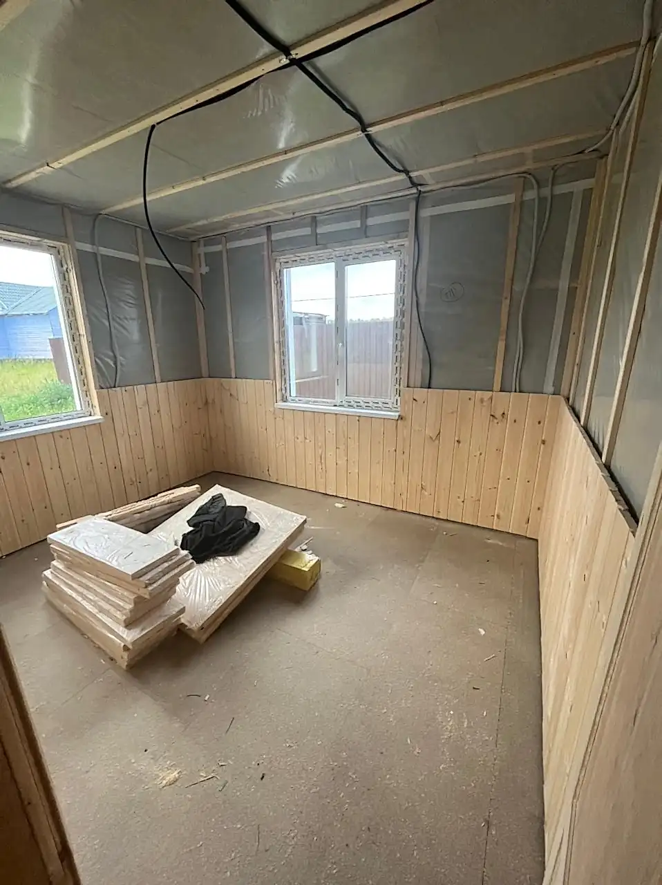 Каркасный дом 8х8 в Петрово