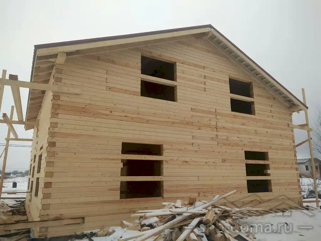 Дом из бруса 11х11 в Портосиках