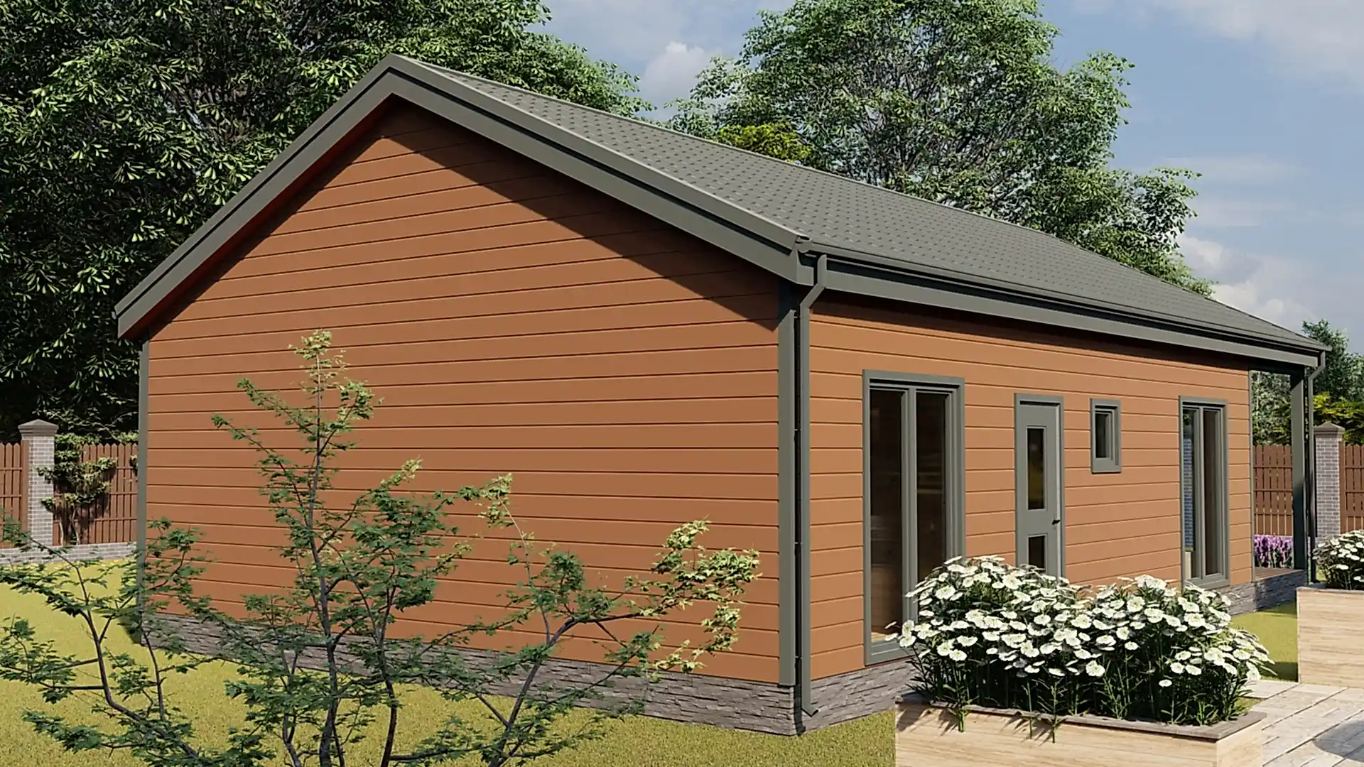 Каркасный дом 8х13м «Ольшаники» Каркасный дом 8х13м «Ольшаники»