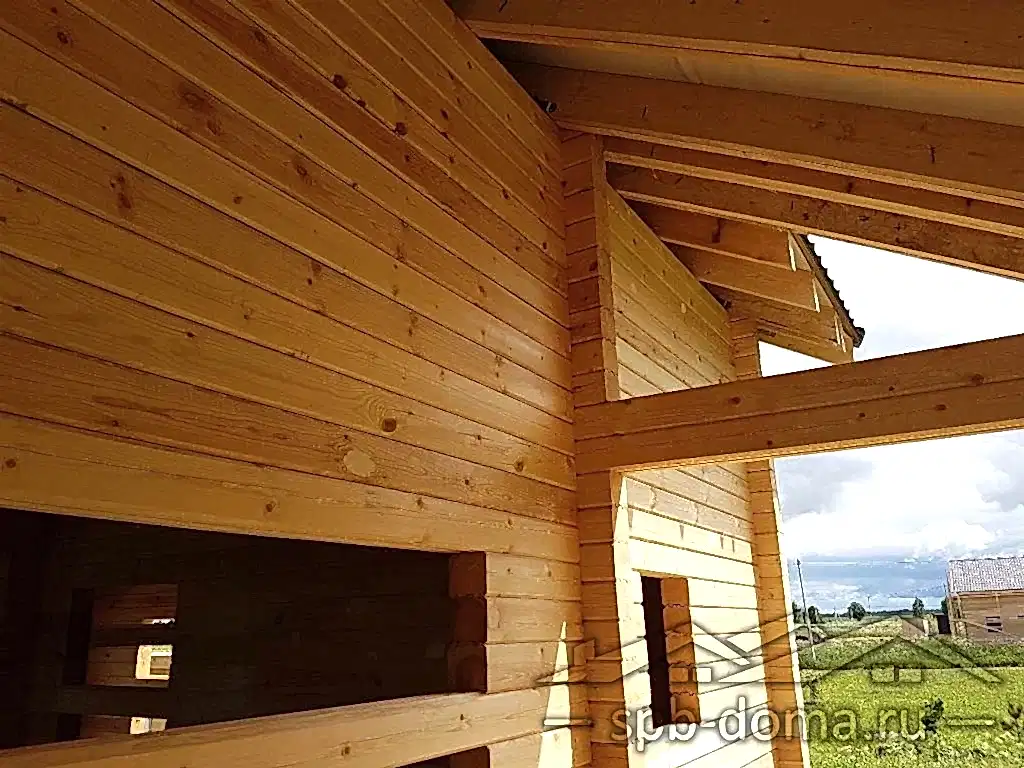 Дом из бруса 7х9 Лопухинка