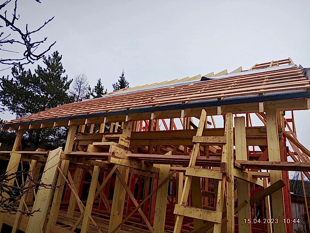 Каркасный дом 8х8,5 в Пушкине