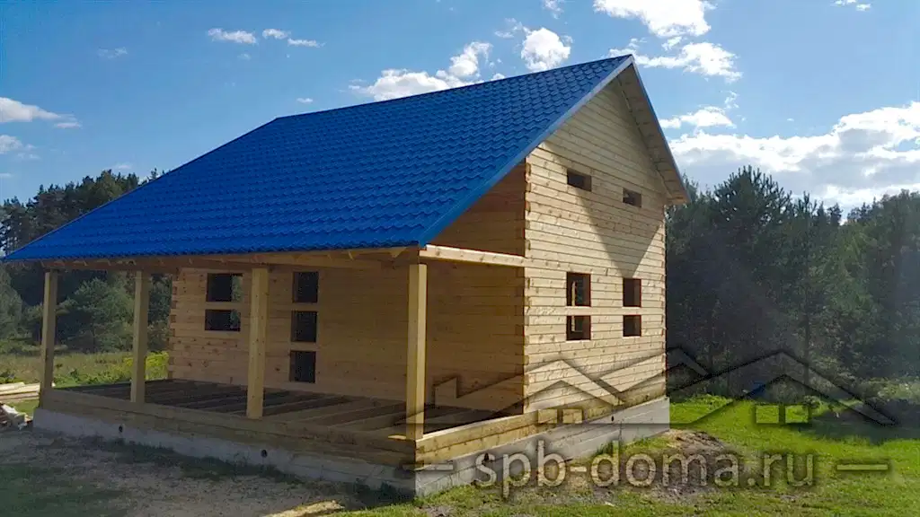 Дом из бруса 8х8 Маслово