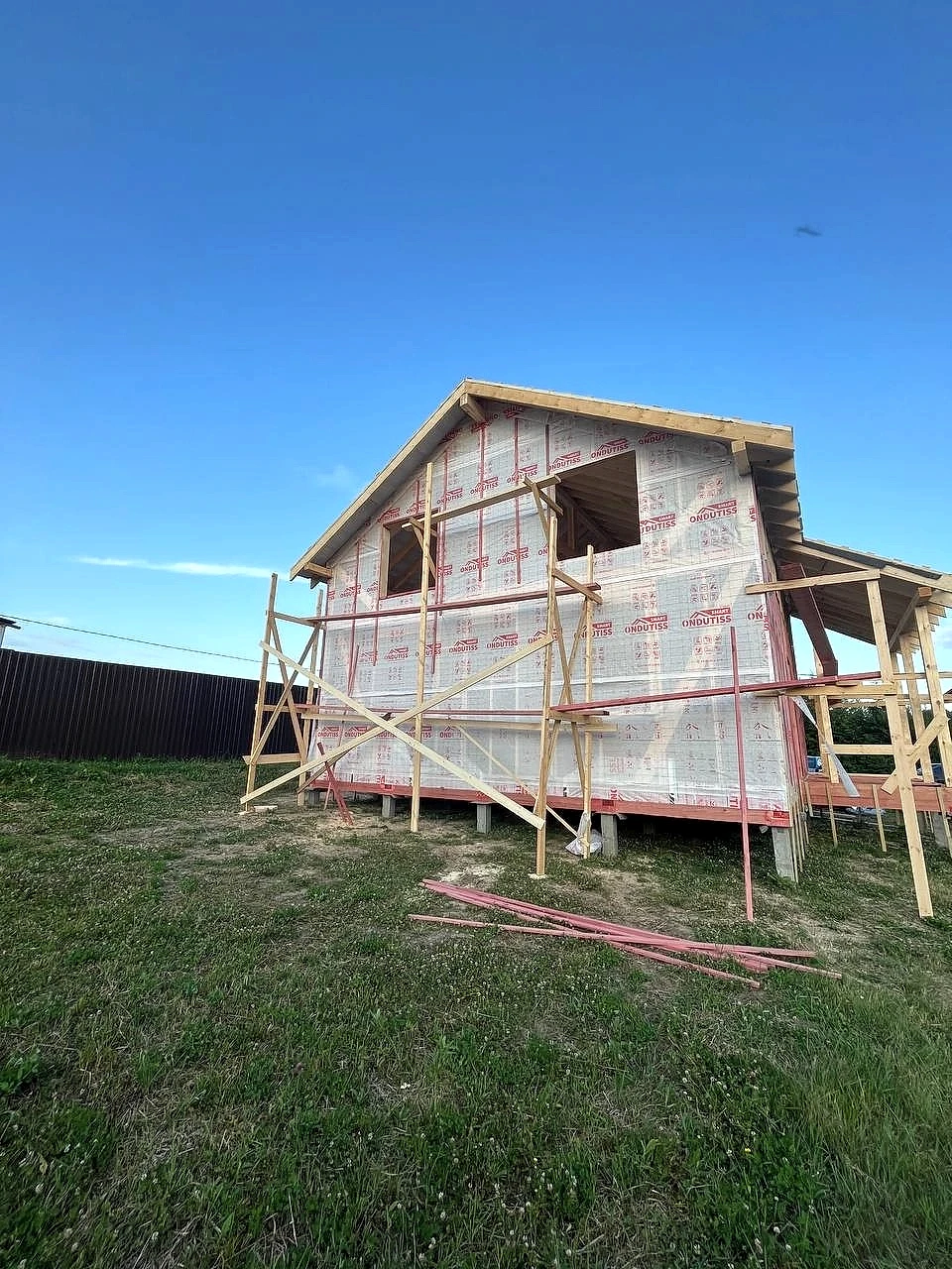 Каркасный дом 8х8 в Петрово