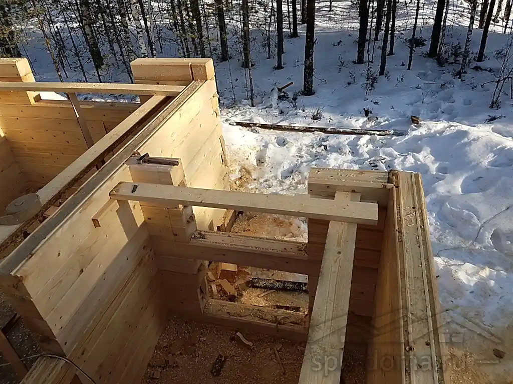 Дом из бруса 8х12 в Медное Озеро