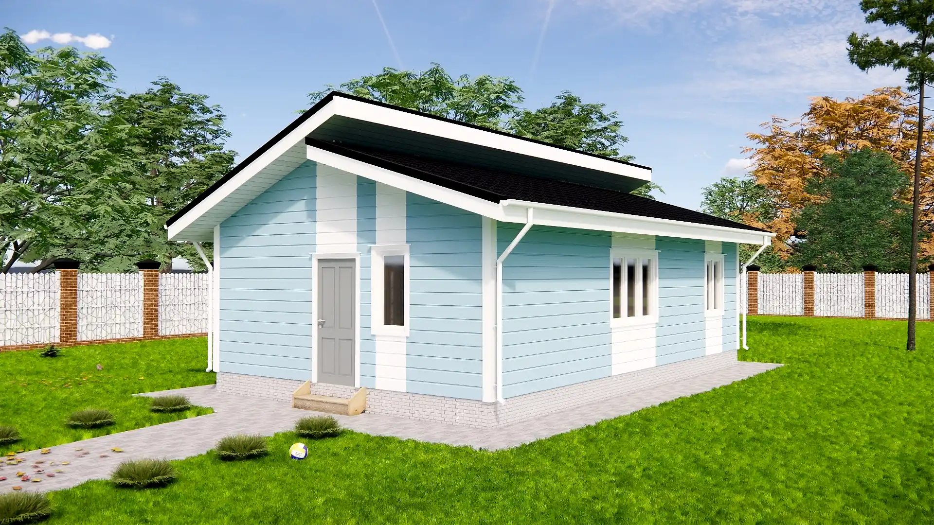 Каркасный дом 6х10 м «Авати» Каркасный дом 6х10 м «Авати»