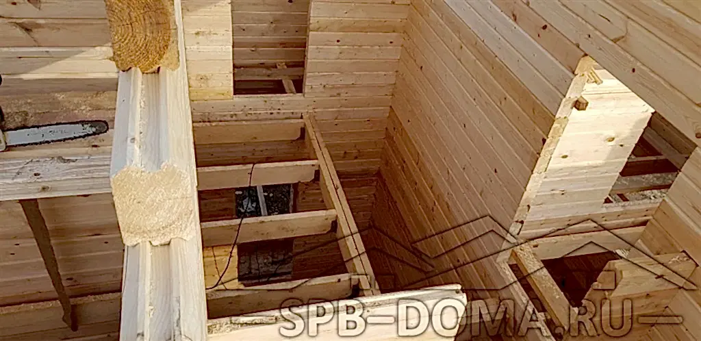 Дом из бруса в п. Ропша