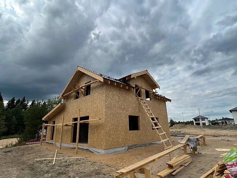 Каркасный дом 9х12 в Агалатово