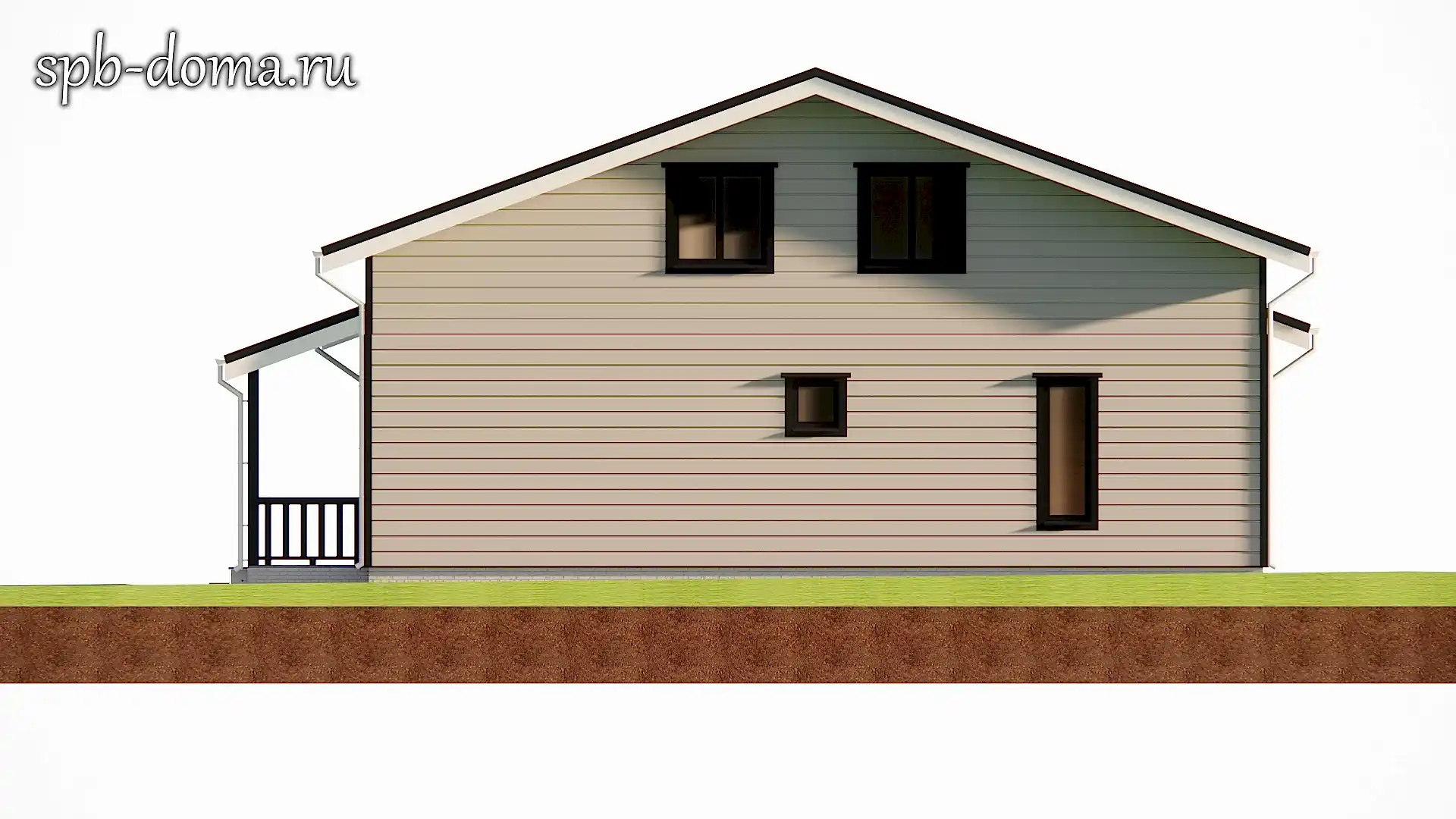 Каркасный дом 15х13 м «Симагино» Каркасный дом 15х13 м «Симагино»