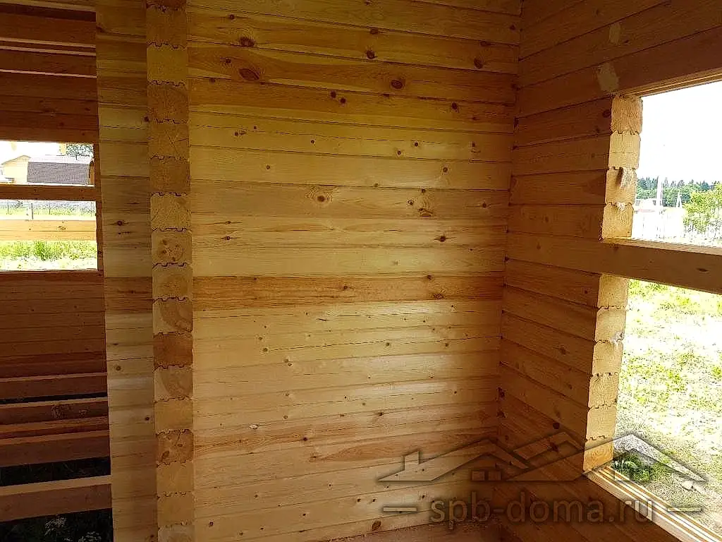 Дом из бруса 7х9 Лопухинка