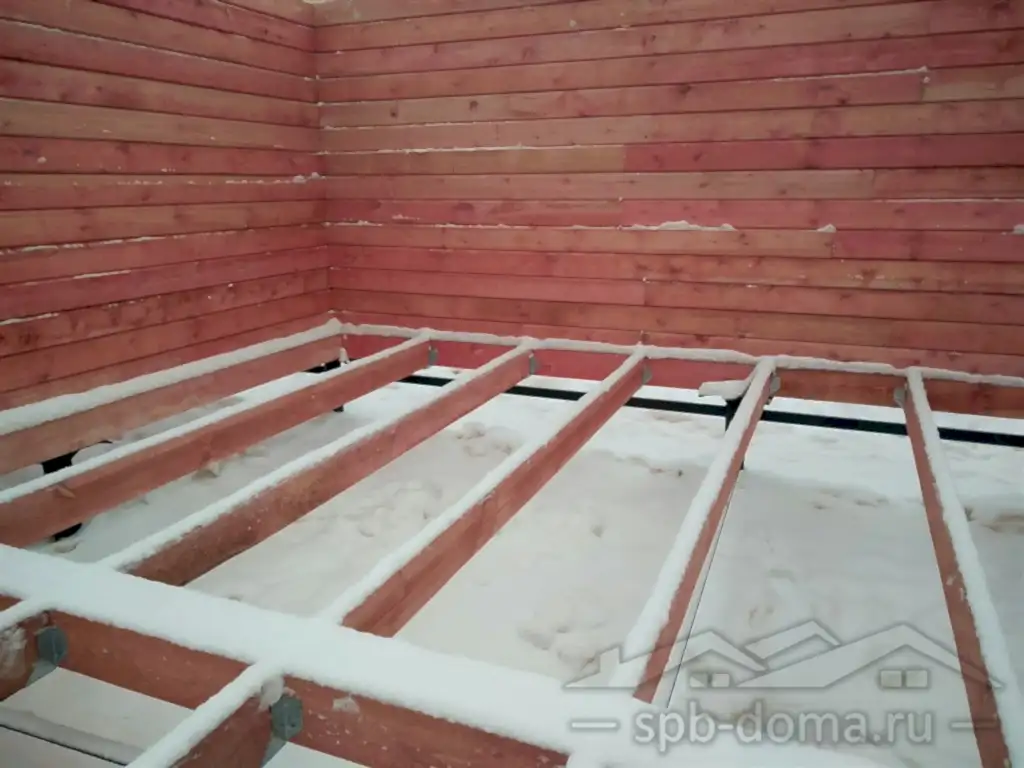 Дом из бруса 7,5х11 в Гарболово