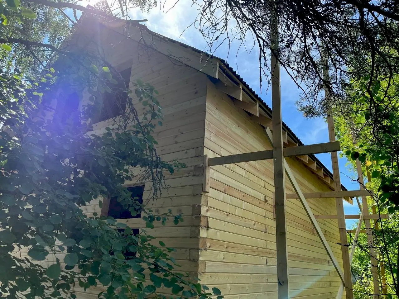 Сруб из бруса 8х6 Пеники