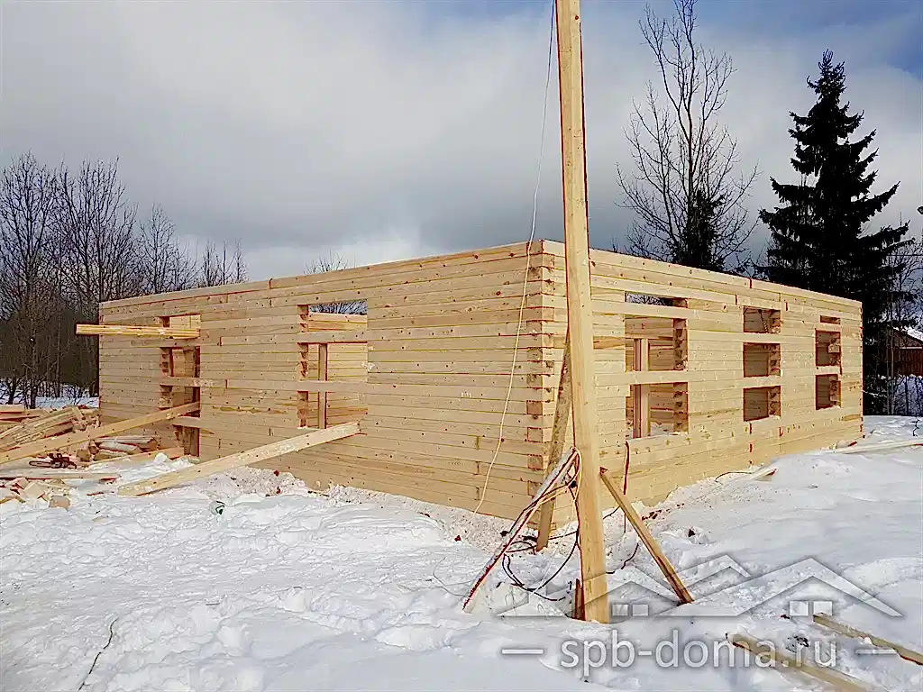 Дом из бруса 11х11 в Портосиках