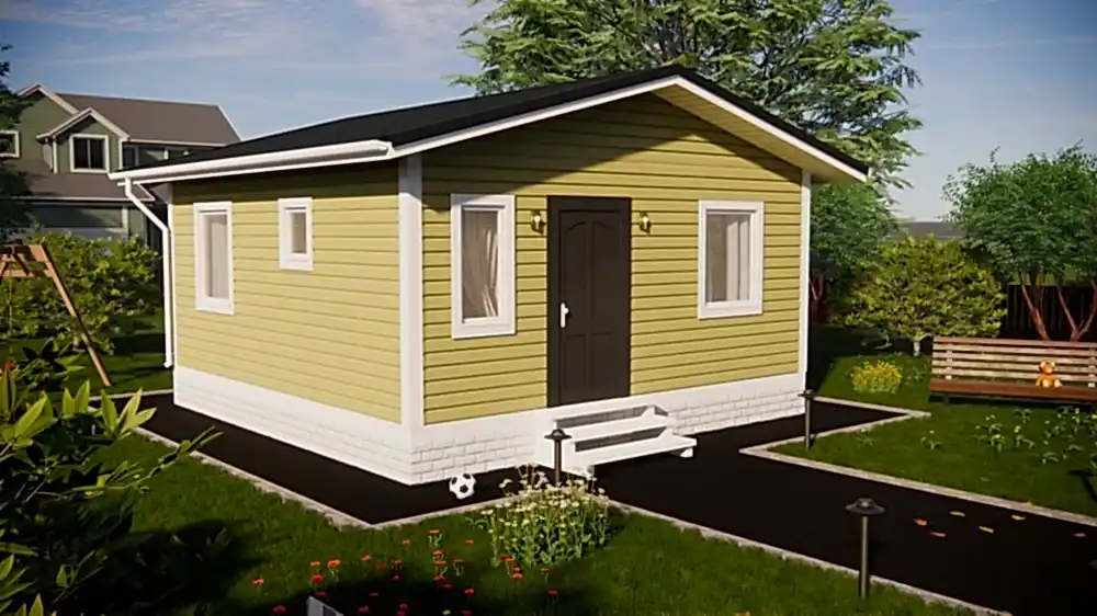 Каркасный дом 6х6 м «Пушкин»