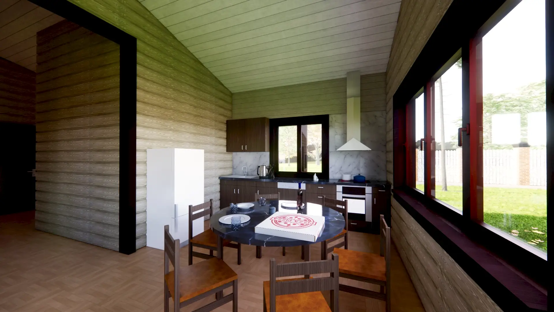 Каркасный дом 11х9 м «Семиозерье» Каркасный дом 11х9 м «Семиозерье»