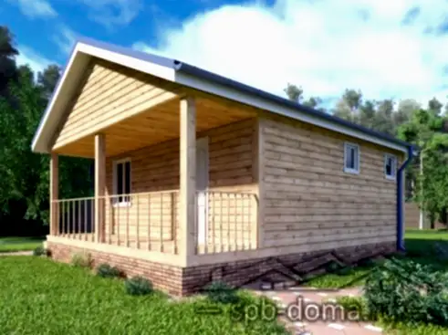 Проект бани из профилированного бруса 6х7,5 м «Аннино» Проект бани из профилированного бруса 6х7,5 м «Аннино»
