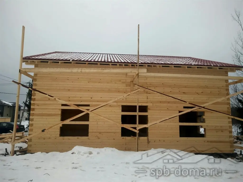 Дом из бруса 11х11 в Портосиках