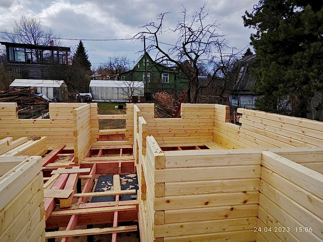 Дом из бруса 8х8 Ольгино