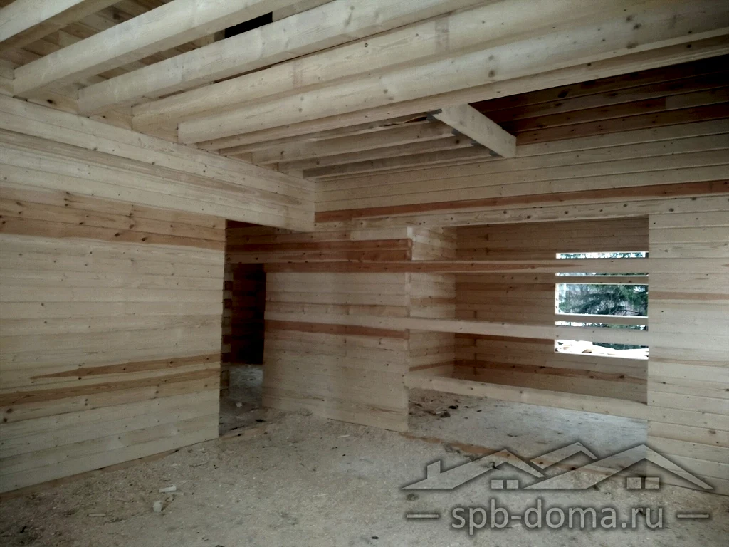 Дом из бруса 11х11 в Портосиках