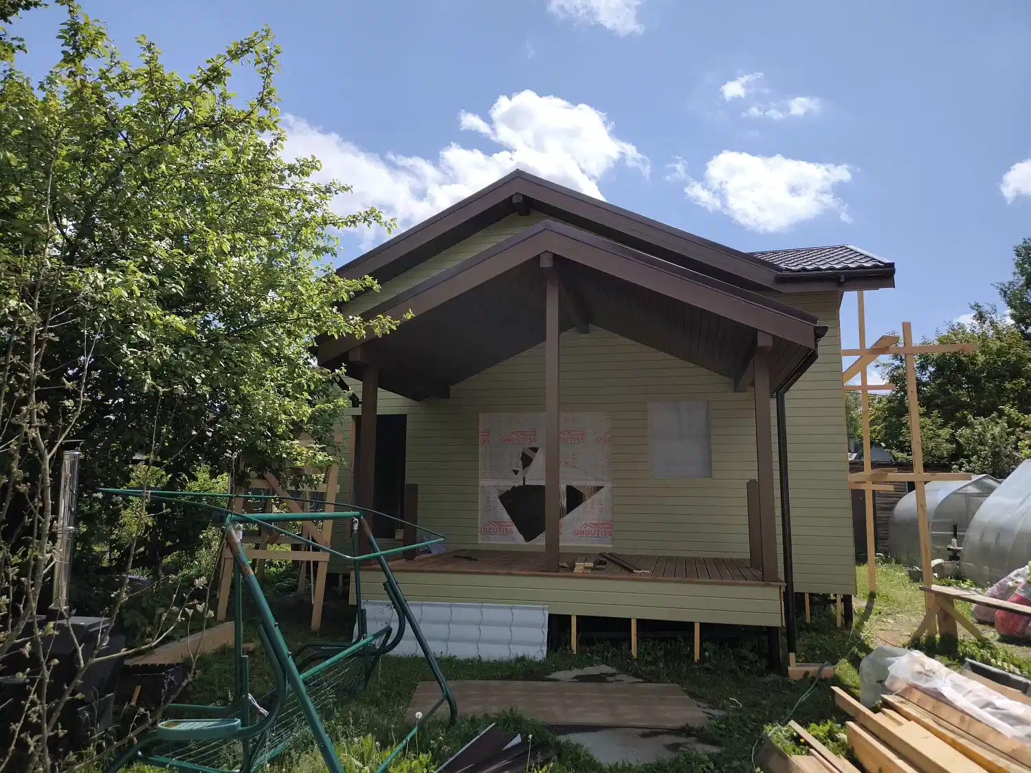 Каркасный дом 8х9 в Белоострове