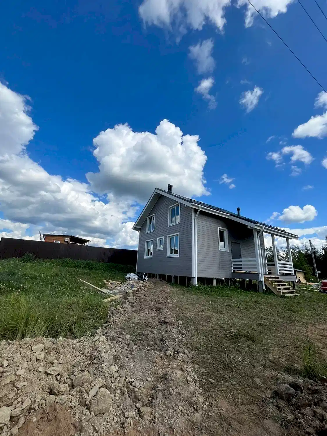 Каркасный дом 8х8 в Петрово