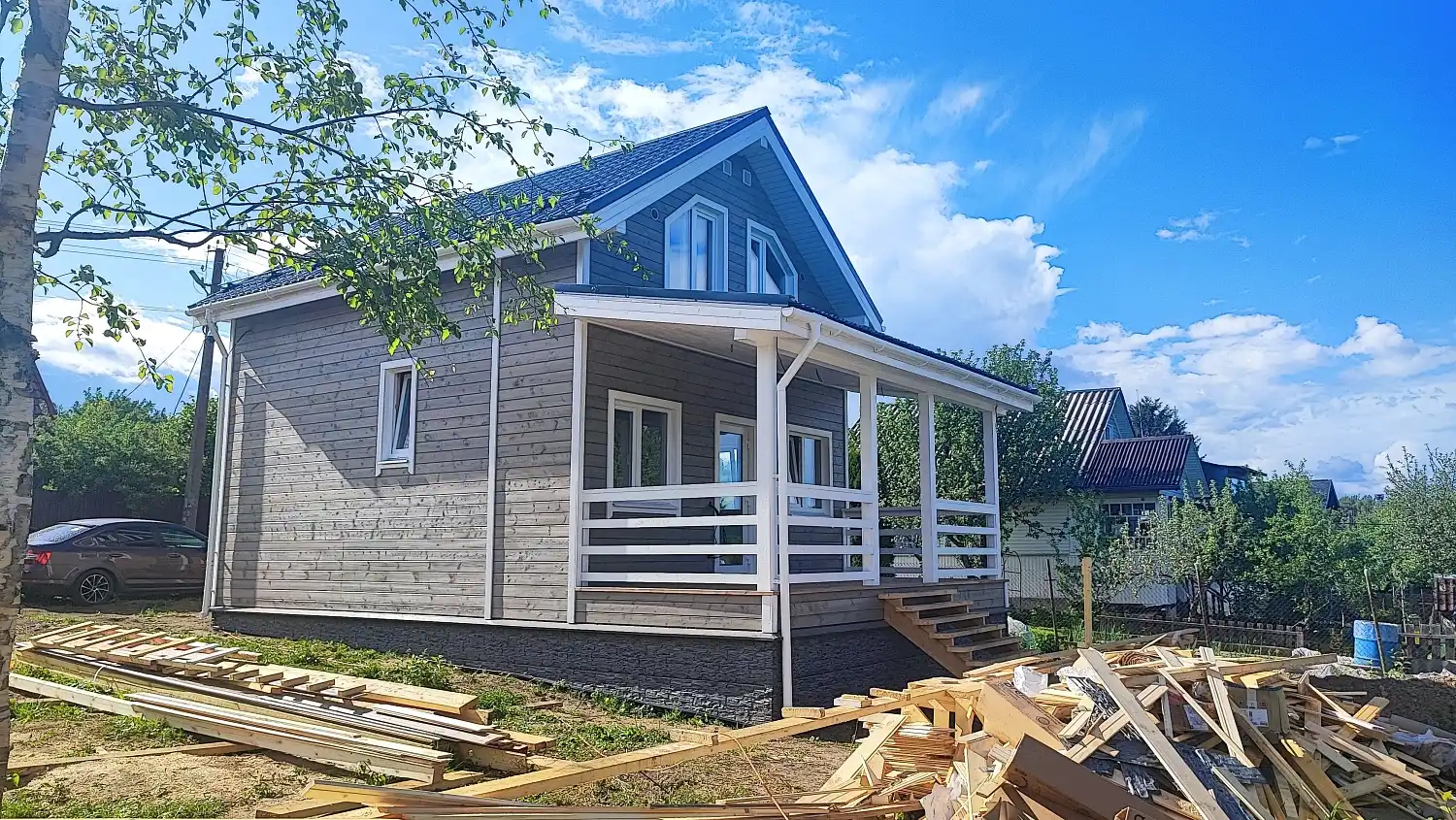 Каркасный дом 6х7 в Орехово