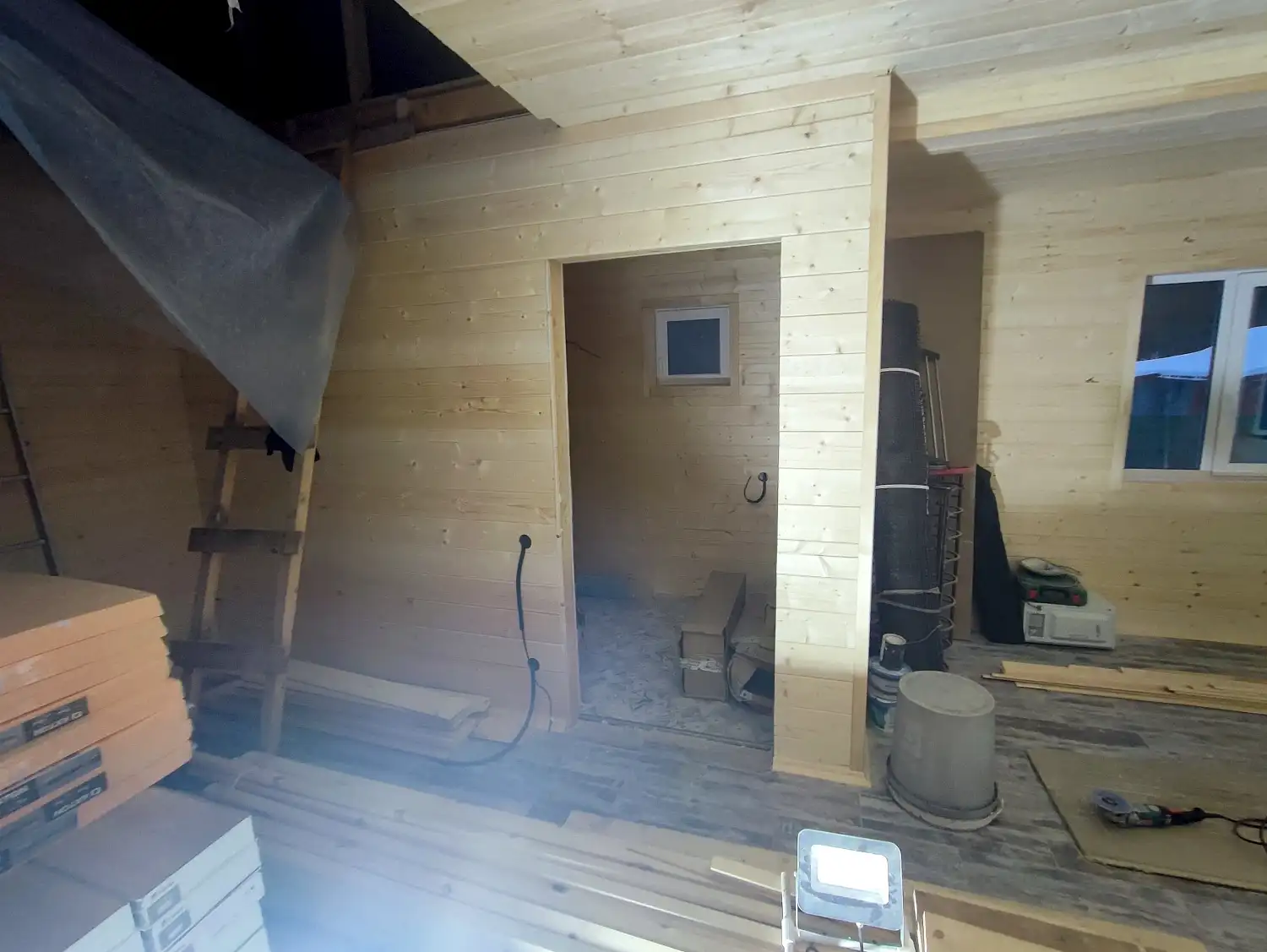 Каркасный дом 8х9 в Конта