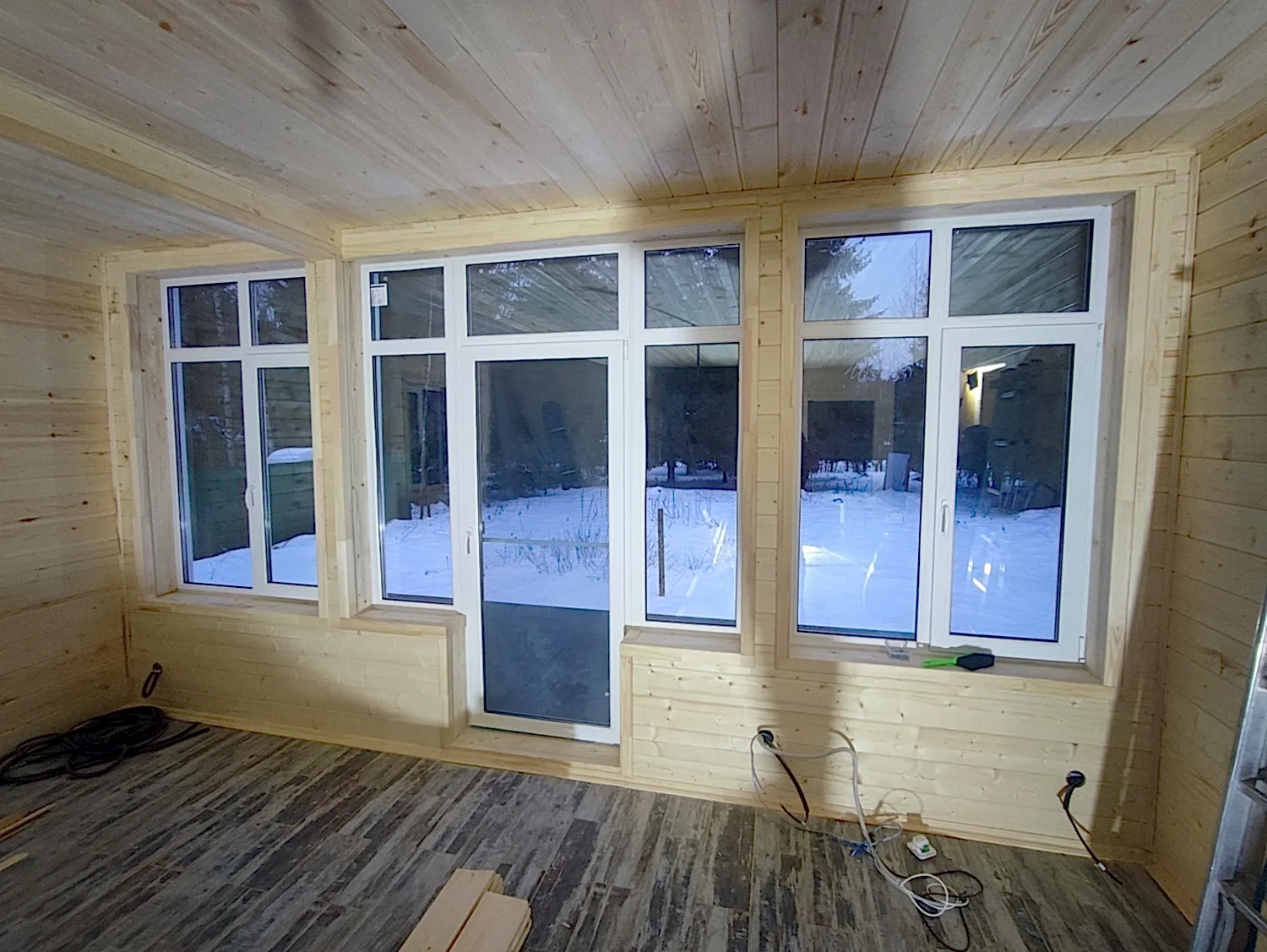 Каркасный дом 8х9 в Конта