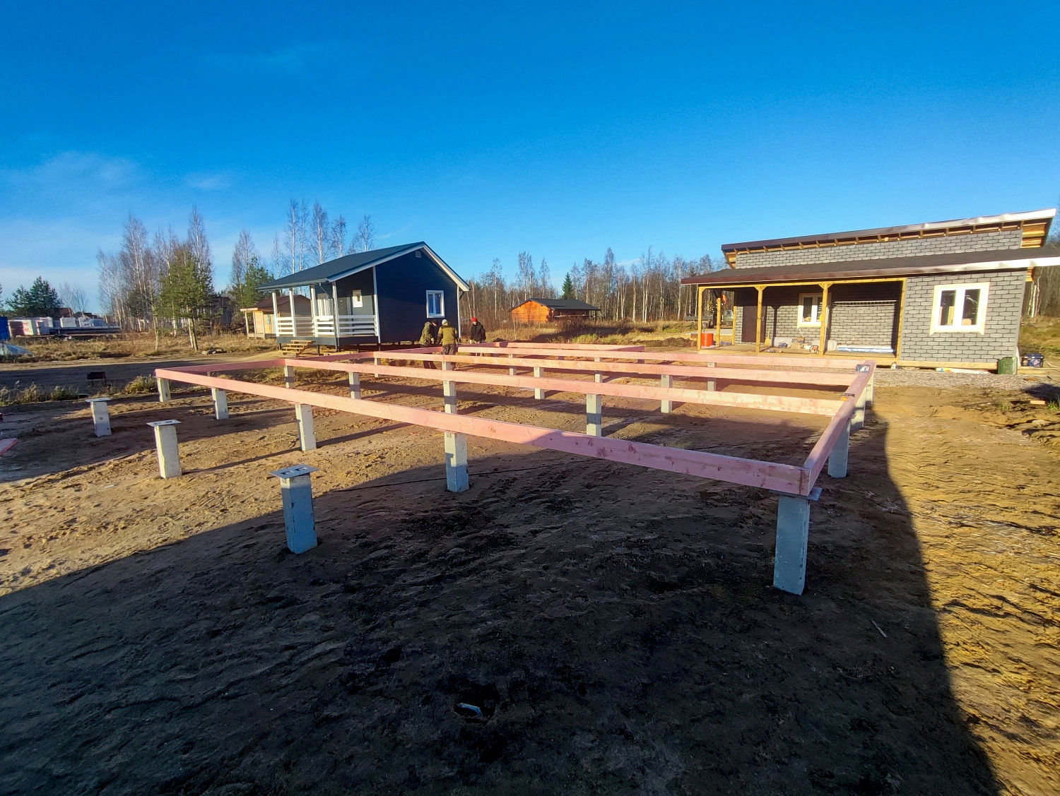 Каркасный дом 8х12 в Екатериновке