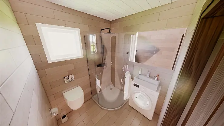 Каркасный дом 6х11 м «Славянка»